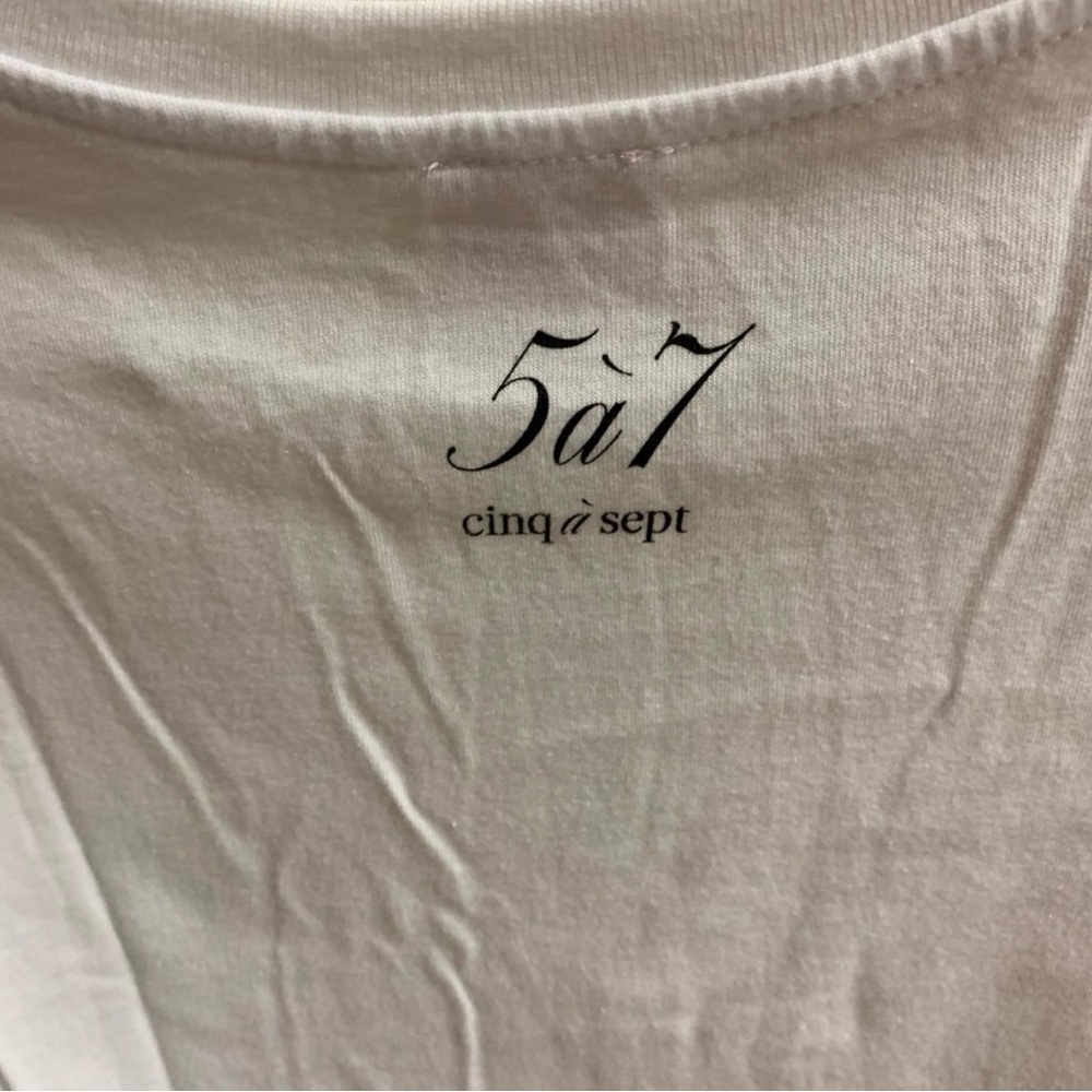 Cinq à Sept White Graphic Tee - Picture 3 of 3